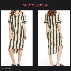 SCOTCH & SODA Stripe Shirt Dress